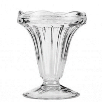 Isdessert glas
