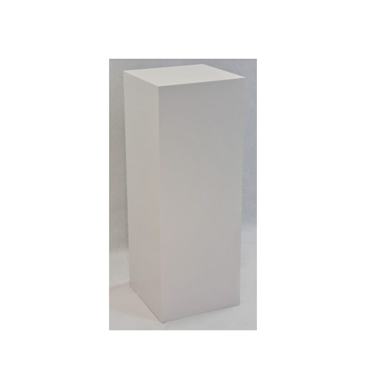 Ståpodie hvidt, h:100 b:40 d:40 cm